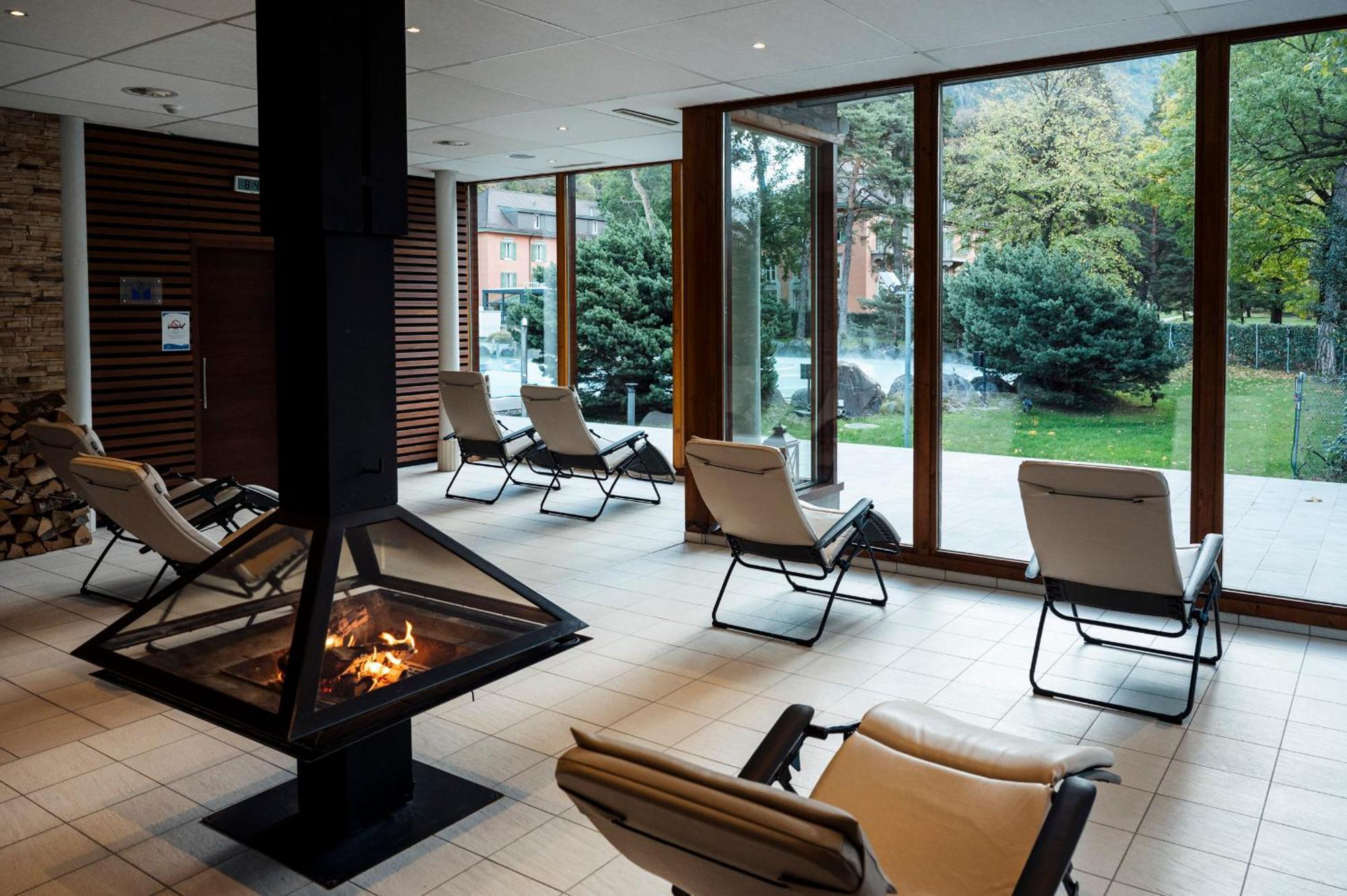 Grand Hotel Des Bains Lavey-les-Bains Exterior foto